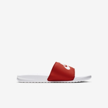 Nike Benassi - Sandaler - Hvide/Rød/Hvide | DK-75846